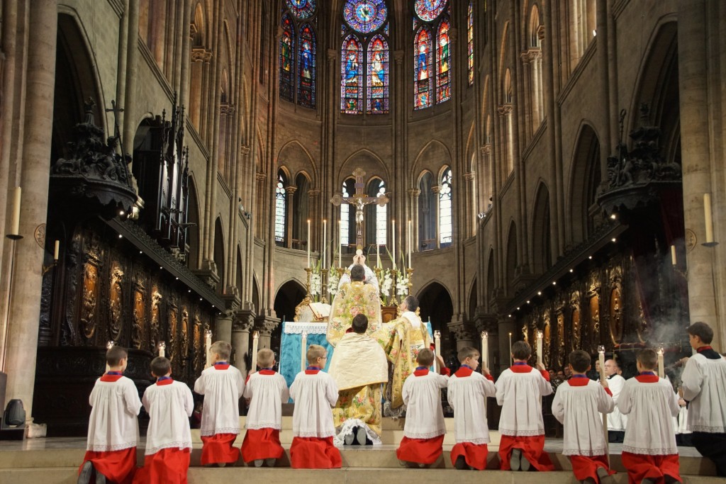 NotreDame de Paris La Fraternité Sacerdotale SaintPierre dans le