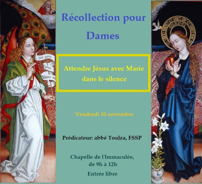 Martin Schongauer, L’Annonciation, panneaux du Retable de Jean d’Orlier